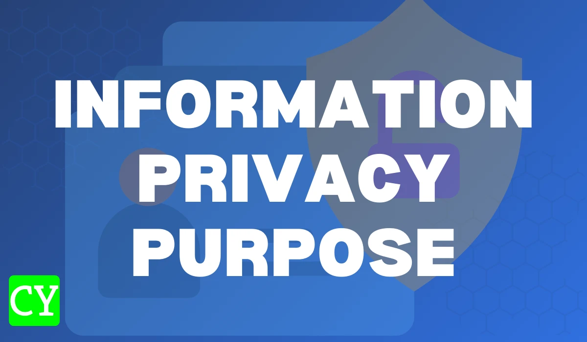 purpose of information privacy